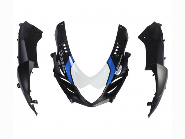 2009-2016 Suzuki GSXR 1000 Motorcycle Fairings - Matte Black White Blue