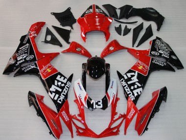 2009-2016 Suzuki GSXR 1000 Motorcycle Fairings - Red Black White 13