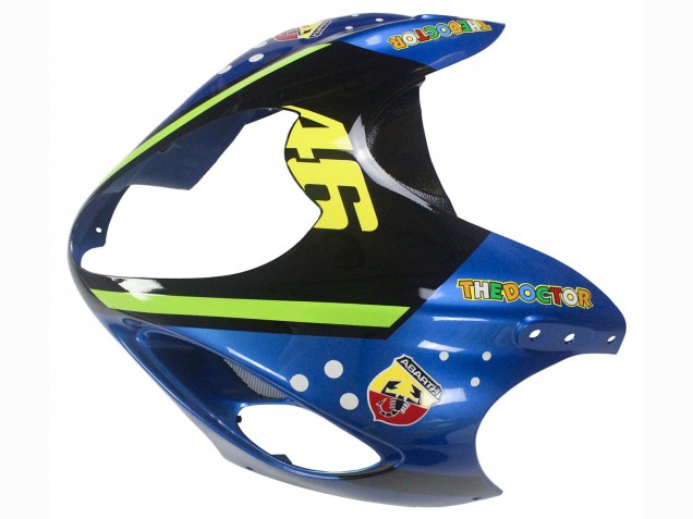 1996-2007 Suzuki GSXR 1300 Hayabusa Motorcycle Fairings - Blue Green Shark 46