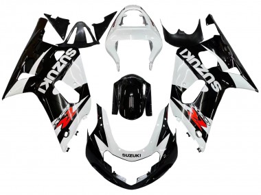 2001-2003 Suzuki GSXR 600 / GSXR 750 Motorcycle Fairings - White Glossy Black Red