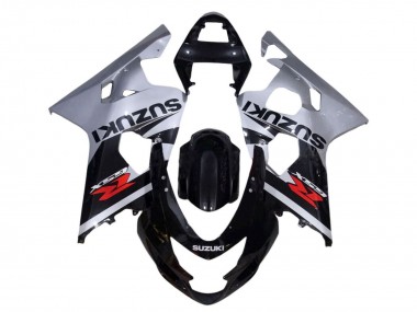 2001-2003 Suzuki GSXR 600 / GSXR 750 Motorcycle Fairings - Silver Glossy Black Red
