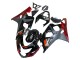 2004-2005 Suzuki GSXR 600 / GSXR 750 Motorcycle Fairings - Black Grey Red