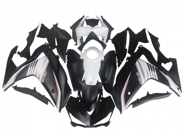 2015-2018 Yamaha YZF R3/R25 Motorcycle Fairing - White Red Matte Black