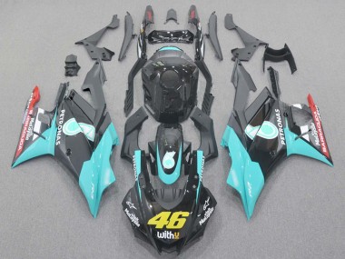 2019-2021 Yamaha YZF R3/R25 Motorcycle Fairings - Light Blue Red Black Petronas 46