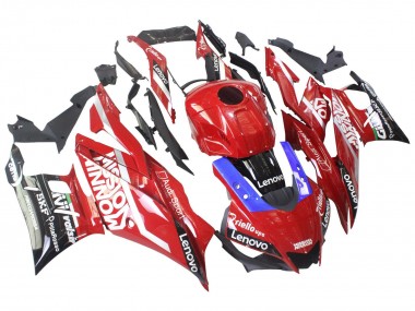 2022-2024 Yamaha YZF R3/R25 Motorcycle Fairings - Red Blue Black Lenovo Valsir