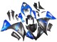 2012-2014 Yamaha YZF 1000 R1 Motorcycle Fairings - Blue Glossy Black