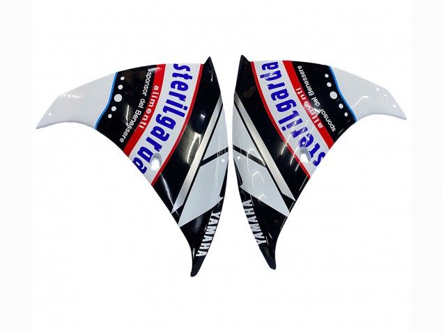2012-2014 Yamaha YZF 1000 R1 Motorcycle Fairings - Glossy Black White Red Fimer Yamalube Sterilgarda 87