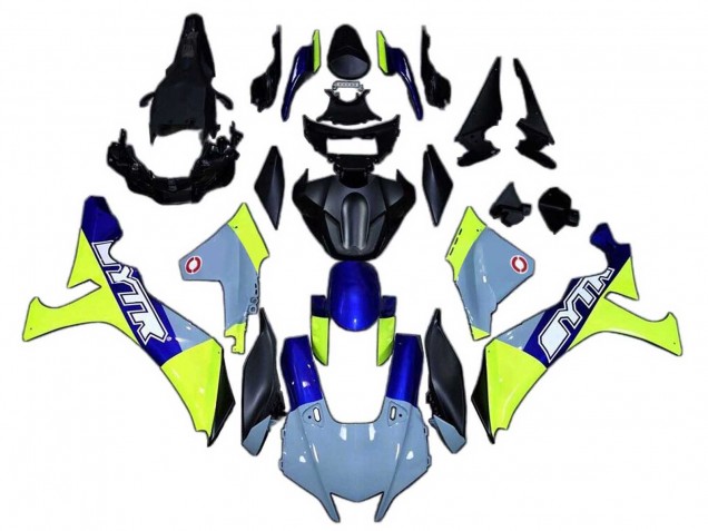 2020-2025 Yamaha YZF 1000 R1 Motorcycle Fairings - Blue Green Black