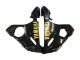 2005 Yamaha YZF 600 R6 Motorcycle Fairings - Black Gold