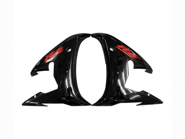2005 Yamaha YZF 600 R6 Motorcycle Fairings - Black Red