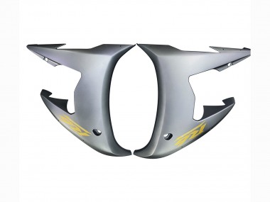 2005 Yamaha YZF 600 R6 Motorcycle Fairings - Grey Matte Black Gold