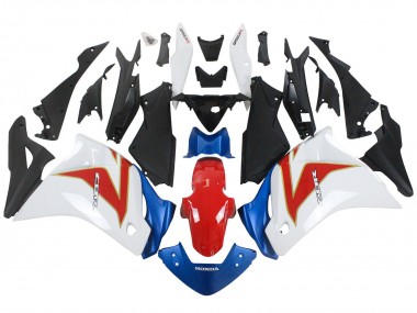 2011-2015 Honda CBR250RR Motorcycle Fairings - White Red Light Blue
