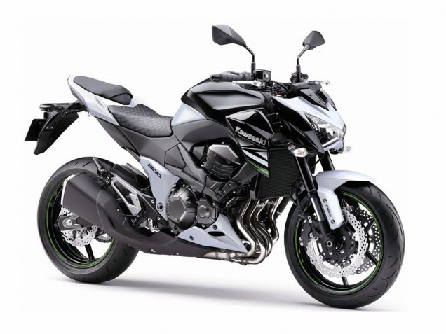 2013-2018 Kawasaki Z800 Motorcycle Fairings - White Glossy Black Green