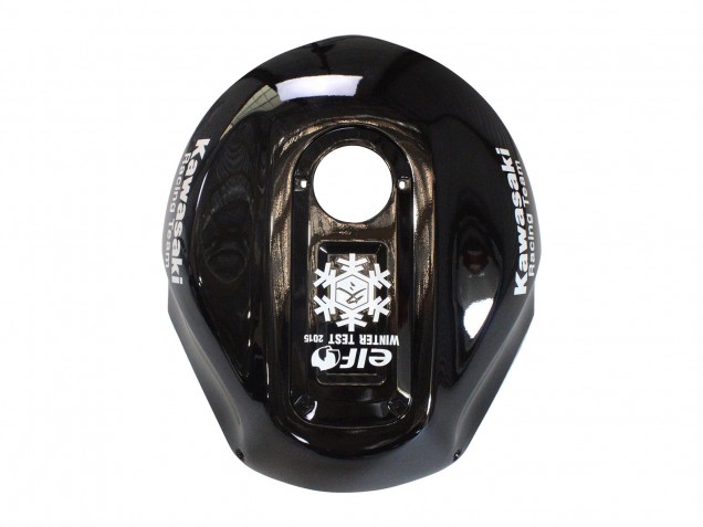 2000-2001 Kawasaki ZX12R Motorcycle Fairings - Glossy Black White Elf Snow