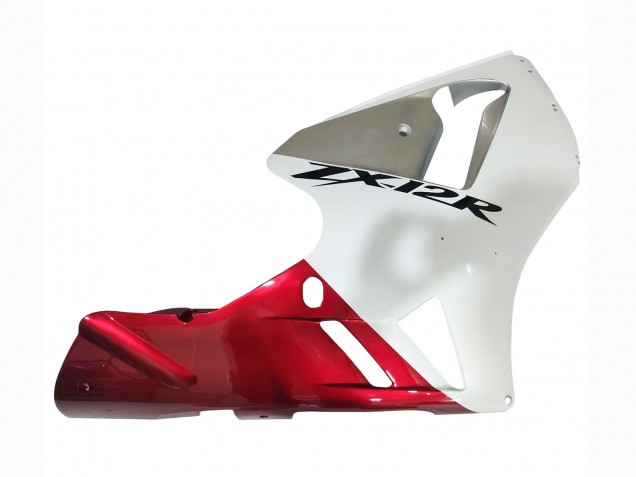 2002-2006 Kawasaki ZX12R Motorcycle Fairings - White Red Black