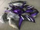 2015-2018 Yamaha YZF R3/R25 Motorcycle Fairings - White Purple Matte Black