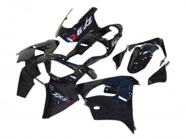 2002-2003 Kawasaki ZX9R Motorcycle Fairings - Glossy Black