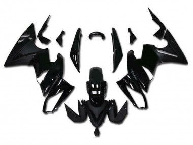 2009-2011 Kawasaki Ninja 650 EX650 Motorcycle Fairings - Glossy Black Matte Black