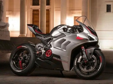 2020-2021 Ducati Panigale V4 V4S Motorcycle Fairings - Silver Red Black