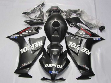2012-2016 Honda CBR1000RR Motorcycle Fairings - Matte Black White Repsol