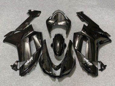 2007-2008 Kawasaki ZX6R Motorcycle Fairings - Black