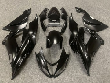 2013-2018 Kawasaki ZX6R Motorcycle Fairings - Matte Black