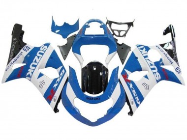 2000-2002 Suzuki GSXR1000 Motorcycle Fairings - White Light Blue Glossy Black Red