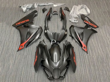 2017-2024 Suzuki GSXR1000 Motorcycle Fairings - Matte Black Red