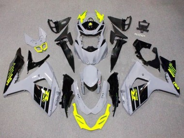 2009-2016 Suzuki GSXR 1000 Motorcycle Fairings - Grey Neon Yellow Black