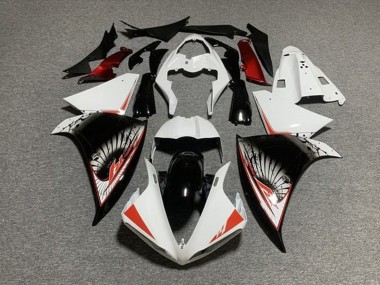 2012-2014 Yamaha YZF 1000 R1 Motorcycle Fairing - White Red Black