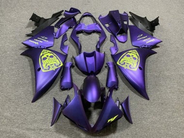 2012-2014 Yamaha YZF 1000 R1 Motorcycle Fairings - Purple Neon Yellow
