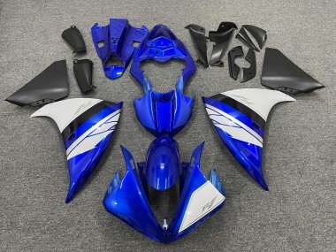 2012-2014 Yamaha YZF 1000 R1 Motorcycle Fairings - Blue White Black