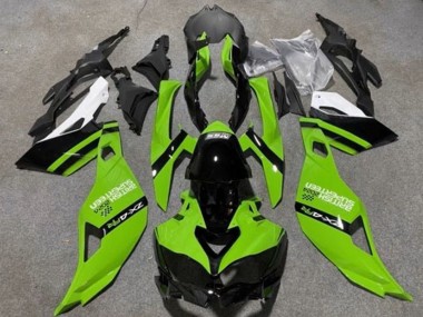 2019-2025 Kawasaki ZX4R ZX-4RR Motorcycle Fairings - Green Black White