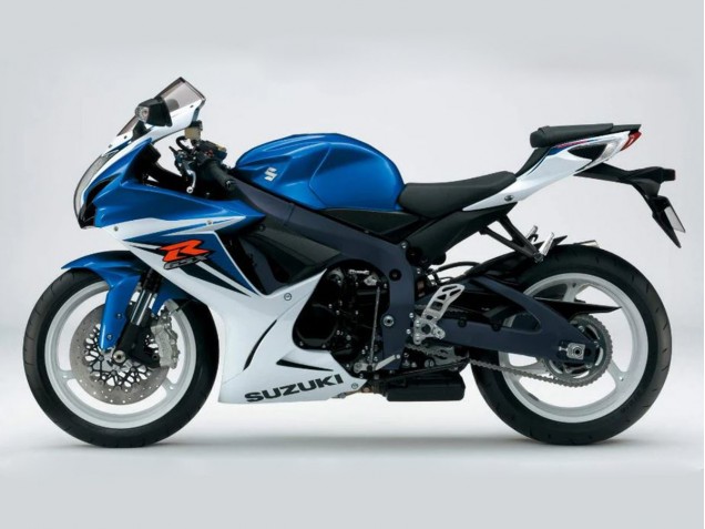 2011-2024 Suzuki GSXR 600/750 Motorcycle Fairings - Blue White