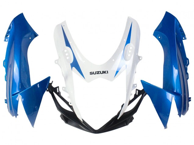 2011-2024 Suzuki GSXR 600/750 Motorcycle Fairings - Blue White