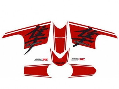 2008-2020 Suzuki GSXR 1300 Hayabusa Motorcycle Fairing - Glossy Black Red