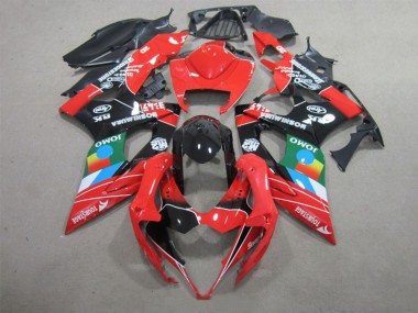 2005-2006 Suzuki GSXR 1000 Motorcycle Fairings - Red Black Blue White Green