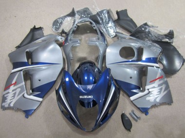 1996-2007 Suzuki GSXR 1300 Hayabusa Motorcycle Fairings - Silver Blue
