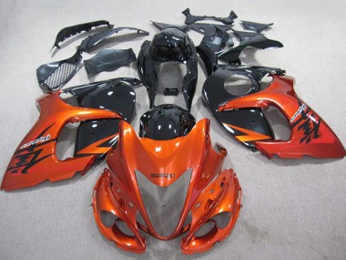 2008-2020 Suzuki GSXR 1300 Hayabusa Motorcycle Fairings - Orange Black