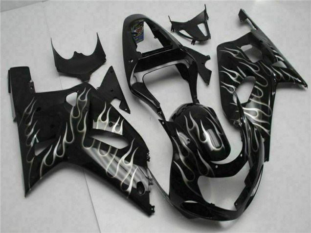 Black 01-03 Suzuki GSXR 600/750 Motorcycle Bodywork Black 01-03 Suzuki GSXR 600/750 Motorcycle Bodywork