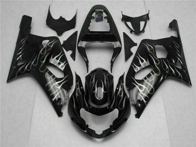 Black 01-03 Suzuki GSXR 600/750 Motorcycle Bodywork Black 01-03 Suzuki GSXR 600/750 Motorcycle Bodywork