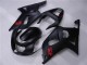 Black 01-03 Suzuki GSXR 600/750 Motorcycle Fairing Kits