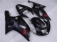 Black 01-03 Suzuki GSXR 600/750 Motorcycle Fairing Kits