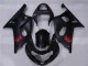 Black 01-03 Suzuki GSXR 600/750 Motorcycle Fairing Kits