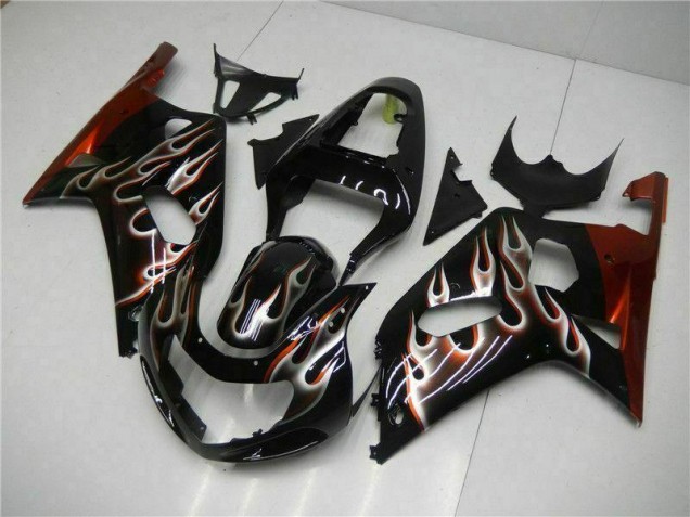 Black 01-03 Suzuki GSXR 600/750 Motorcycle Fairing Kits & Plastic Black 01-03 Suzuki GSXR 600/750 Motorcycle Fairing Kits & Plastic
