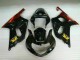 Black 01-03 Suzuki GSXR 600/750 Motorcycle Fairing Black 01-03 Suzuki GSXR 600/750 Motorcycle Fairing
