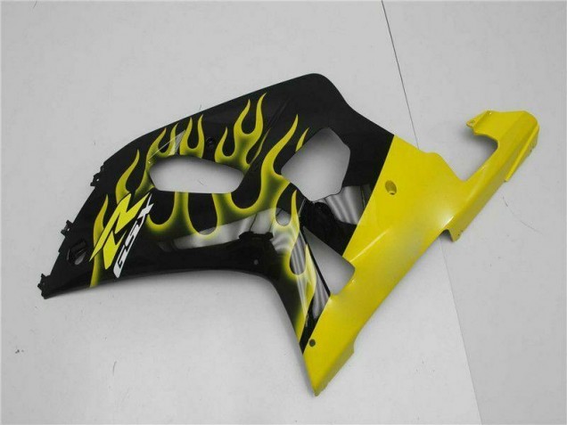 Black 01-03 Suzuki GSXR 600/750 Motorcycle Fairings Black 01-03 Suzuki GSXR 600/750 Motorcycle Fairings