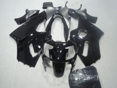 Black 02-06 Kawasaki ZX12R Motorcycle Fairings