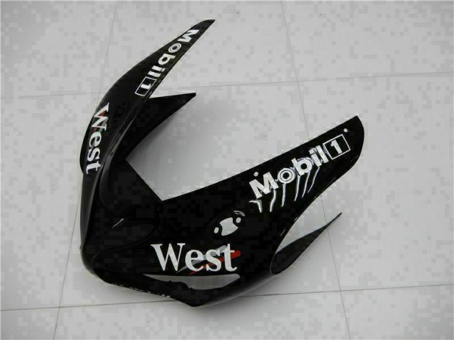 Black 05-06 Kawasaki ZX6R Motorcycle Fairings Black 05-06 Kawasaki ZX6R Motorcycle Fairings