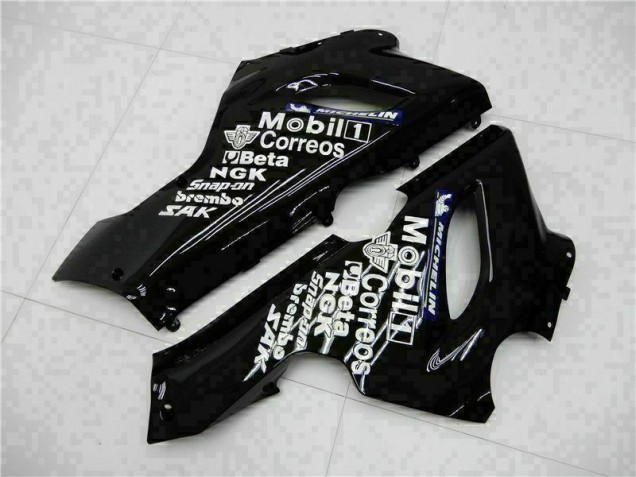 Black 05-06 Kawasaki ZX6R Motorcycle Fairings Black 05-06 Kawasaki ZX6R Motorcycle Fairings